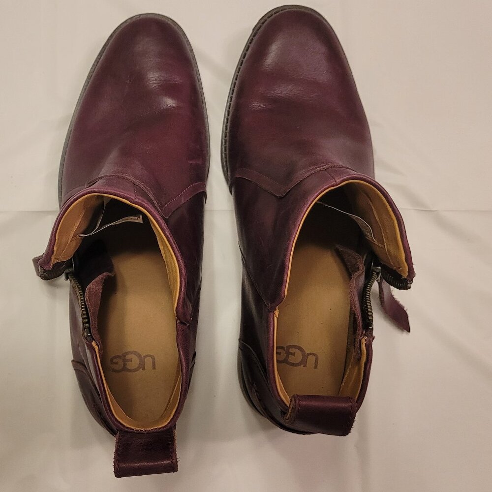 Ankle Booties Plum Merlot Color UGG Boots Size 6 - Picture 9 of 12